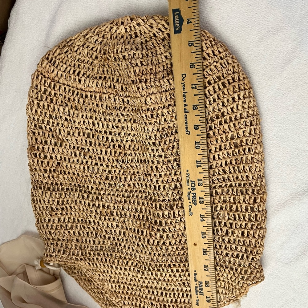 - ๐ซSOLD๐ซ๐3/12.00๐:Straw Beach Bag NWOT - Picture 3 of 4